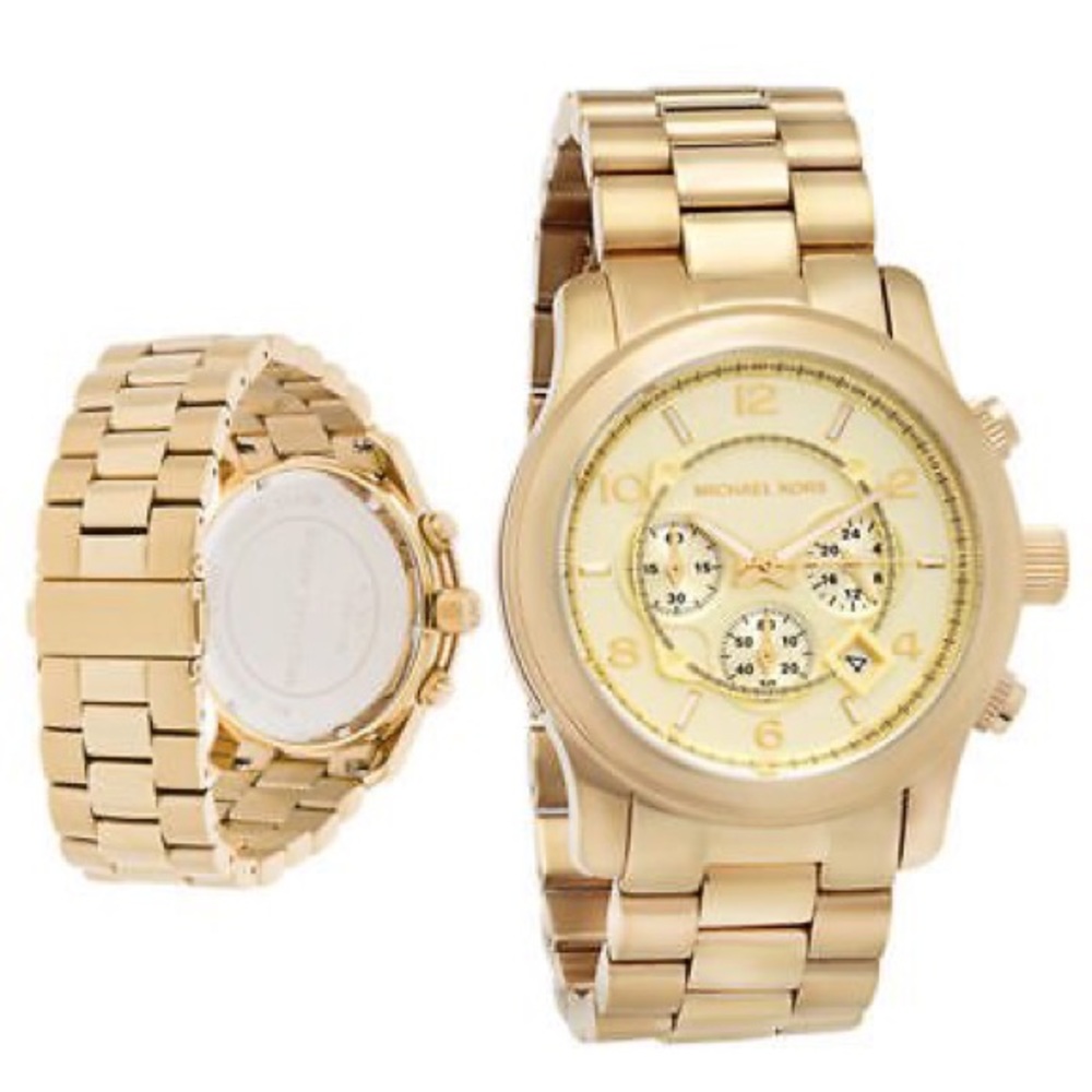 Oversized Gold Micheal Kors Watch
